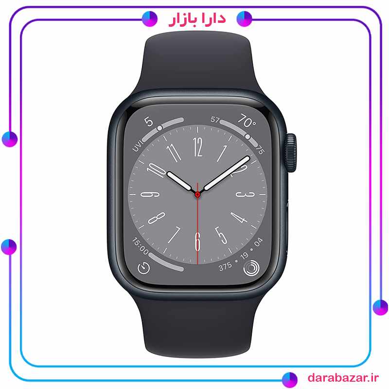 ساعت هوشمند اپل واچ سری 8 سایز 41 میلیمتر-خرید اپل واچ اورجینال دارا بازار Apple Watch Series 8 – 41mm