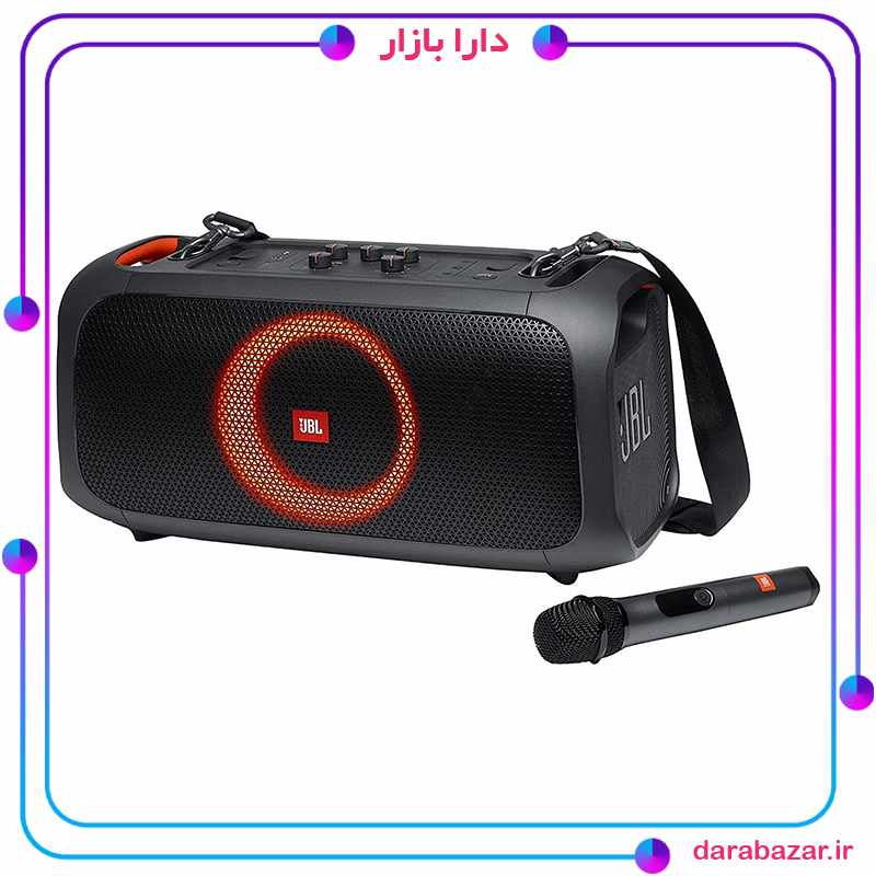 اسپیکر جی بی ال پارتی باکس ON THE GO-خرید اسپیکر اورجینال جی بی ال-دارا بازار JBL PartyBox On The Go Powerful Portable Bluetooth Party Speaker