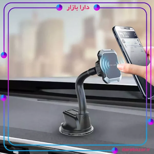Green Lion Magnetic Flex Phone Holder with Solid Suction Cup-هولدر موبایل مگنتی گرین لاین-محصولات گرین لاین-دارا بازار