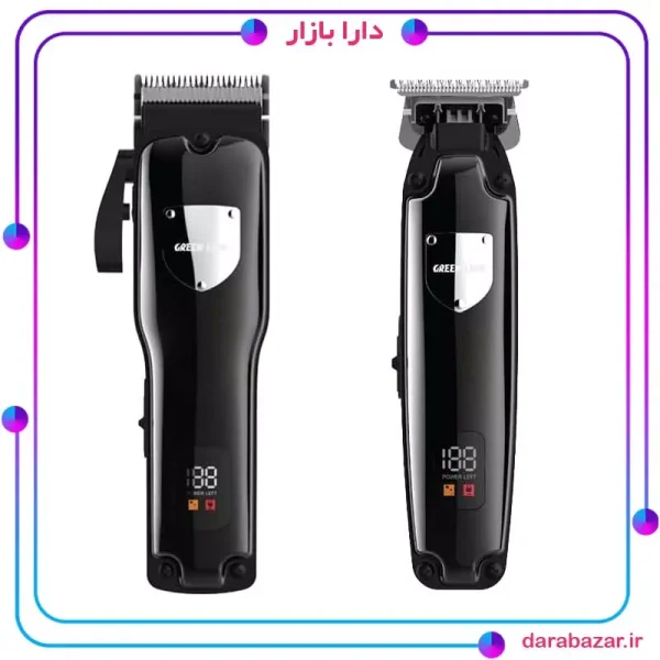 Green Lion Pro Trim Duo Hair Clipper-ماشین اصلاح مردانه ست 2 تایی گرین لاین-محصولات گرین لاین-دارا بازار