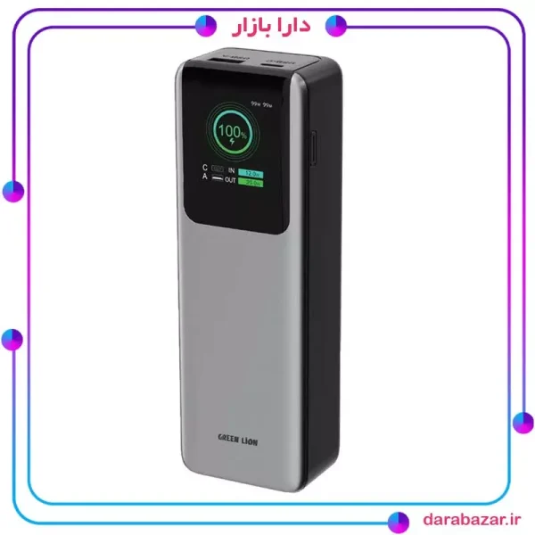 Green Lion Voltura 20000mAh Power Bank PD100W-پاوربانک 20000 میلی آمپر 100 وات ولتورا گرین لاین-محصولات گرین لاین-دارا بازار