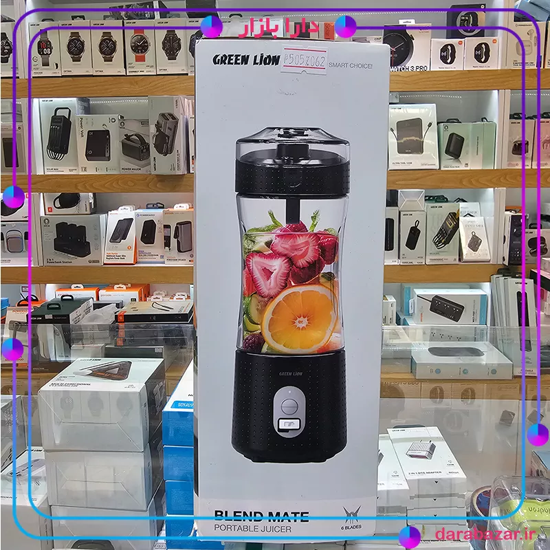 مخلوط کن شارژی قابل حمل گرین لاین-Green Lion Blend Mate Portable Juicer-محصولات گرین لاین-دارا بازار