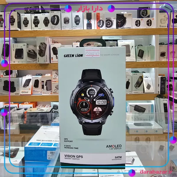 ساعت هوشمند ویژن گرین لاین-Green Lion Vision GPS Smart Watch GNVSNGPSWBK-محصولات گرین لاین-دارا بازار